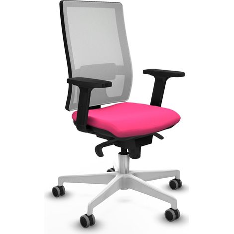 Sedia ufficio piqueras y crespo Horna rosa similpelle