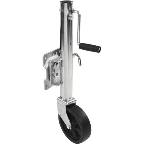 Roue de guidage de 20 cm pour cric de remorque, excellente roue de réglage pivotante, remplacement de cric de remorque 680 kg pour VR (1/5)