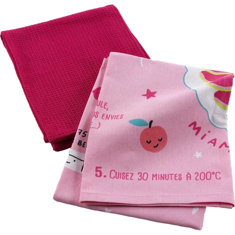 2 Serviettes torchons recette