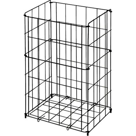 Sanela Drahtkörbe - Drahtkorb, 540x340x260 mm Stahl/schwarz SLZN 42V