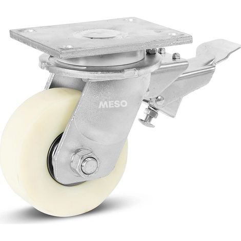 Roue pivotante super lourde freinée - MESO - Nylon - 150mm - 2000kg