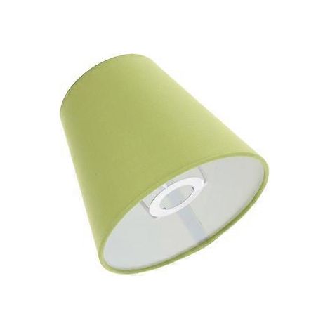 Kleiner Lampenschirm mit E14-Fassung, Lampenschirm im Retro-Stil, Stoff-Vintage-Lampenschirm