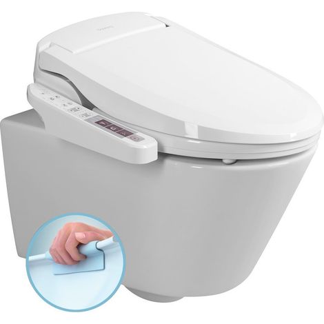 WC suspendu AVVA avec bidet électronique BLOOMING EKO PLUS (1/5)