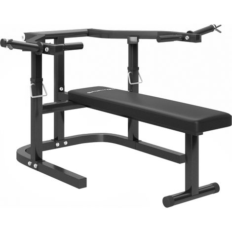 Machine de musculation pectoraux réglable en acier 150x150x60-85 cm couleur noire pour entraînement efficace (1/5)