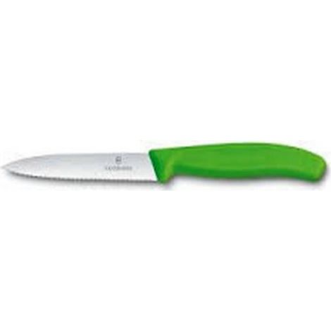 Couteau Office - Lame Acier Inoxydable - Poignée Ergonomique - Pour Cuisine Maison - 80 mm - 1 Pièce