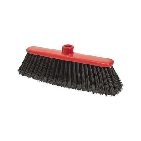 VERDELOOK Scopa Maxi in PVC con setole morbide per Interni, 28cm, per Pulizia Interni (1/2)