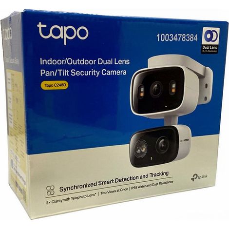 Filiyano-Caméra de surveillance réseau Tapo C246D V1 pour extérieur et intérieur, résolution 2304 x 1296 (1/2)
