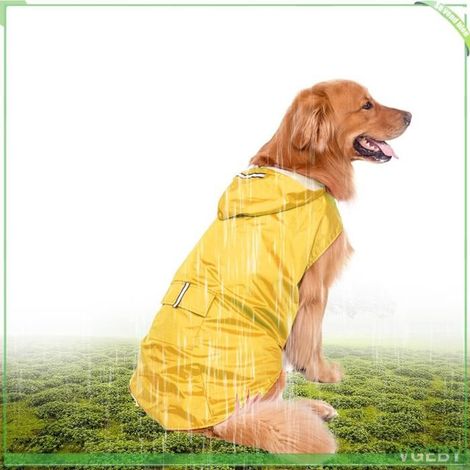 Manteau de pluie pour chien - FAFEICY - 6XL (4XL-6XL) - Réfléchissant - Imperméable léger - Poche (1/5)