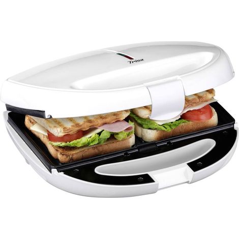 Trisa Tasty Snack Piastra per sandwich Bianco (1/4)