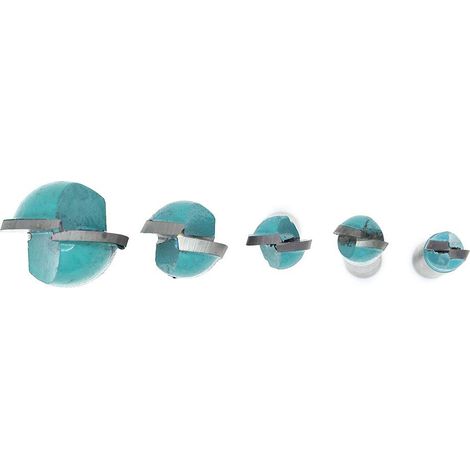 5Pcs 6mm Schaft Router Core Box Bits CNC Runde Nut Fräser Holz Werkzeuge 6mm/8mm/10mm/12mm/18mm
