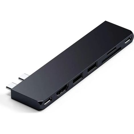 [NEUWERTIG] B-Ware Satechi Dockingstation Adapter Hub Usb C Pro Slim Midnight Black