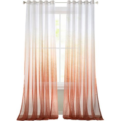 1 Rideau 100x250cm à Imprimé Floral - pour Salon ou Chambre - Décoration de Fenêtre