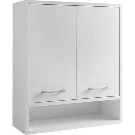 Pensile Multiuso Colavene Domestica Doppia Anta 60x22x70 Bianco - DP6022B (1/4)