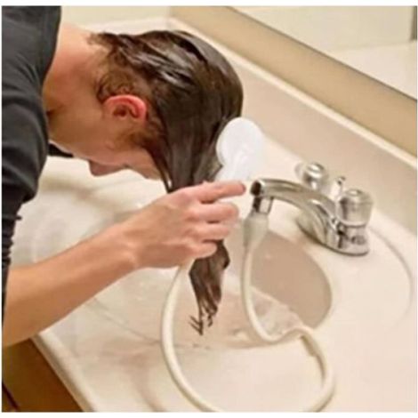 De Douche - Douchette En Plastique Avec Raccord Universel Pour Évier, Tuyau De Pulvérisation Portable Pour Animal Domestique (1/4)