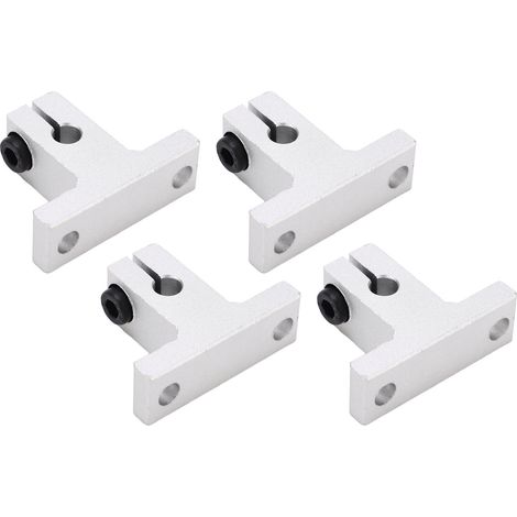 4-teiliger Linearführungs-Montagebügel, Aluminium, Klemmführung für Linearstangen, verschiebbarer Montagebügel, robustes CNC-Zubehör. (1/5)