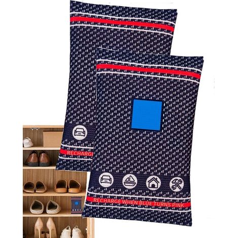 Lot de 2 déshumidificateurs pour voiture - Sachet déshydratant hermétique - Déshumidificateur d'air (1/5)