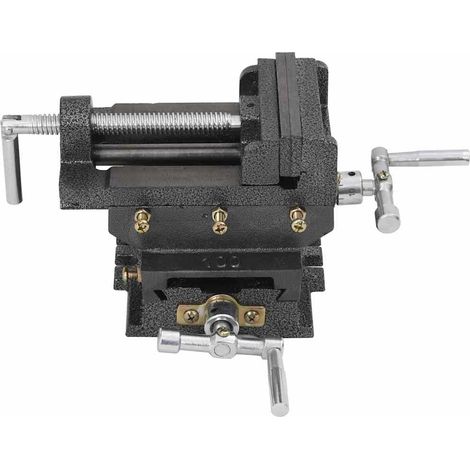 vidaXL Tornillo de banco manual carro transversal 78 mm (1/2)