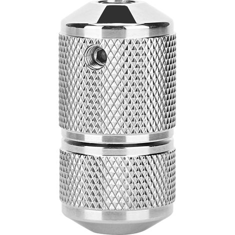 Poignée autobloquante pour machine à tatouer en acier inoxydable, accessoire de manche (25 mm), compatible avec pistolets à tatouer. (1/5)