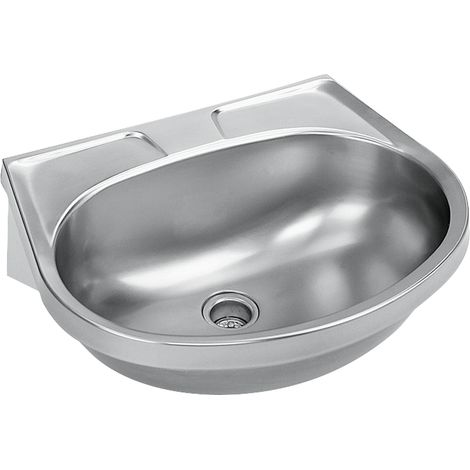 KWC AR Handwaschbecken, ANIMA, Edelstahl,  550x155x450 mm, ohne Überlauf