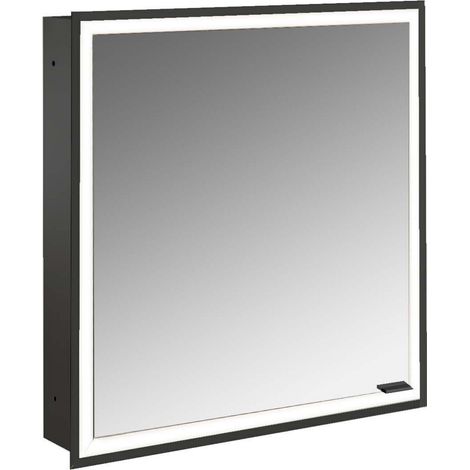 emco prime Armario con espejo iluminado, 600 mm, 1 puerta, tope a (1/5)