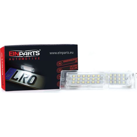 Luces LED para matrícula, 6000 K, blanco frío, 12 V, CANBUS, para BMW X3 E83 (2003-2010) y BMW X5 E53 (1999-2006) (1/4)
