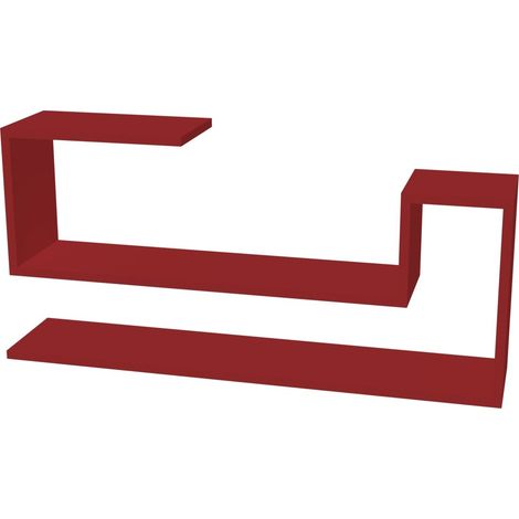 Étagère, étagère Airy, Rouge (1/3)