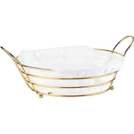 Panier à pain en fer avec doublure (1/5)