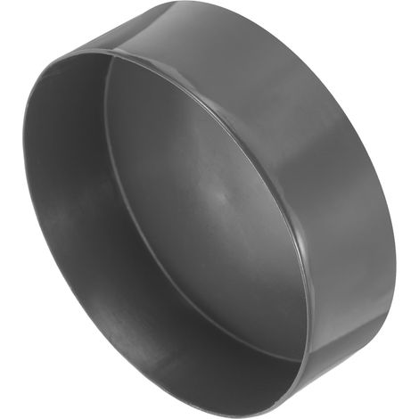 Embout Caoutchouc 160mm Gris Foncé 50mm Hauteur Embouts de Tuyau Ronds en Vinyle, en Plastique, pour Tubes, Clôtures, Poteaux, Meubles, Rampes (1/5)