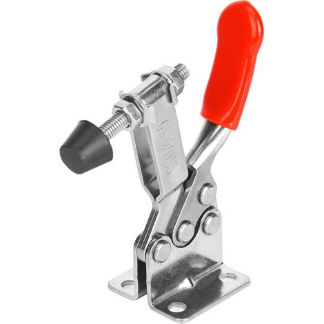 Abrazadera de rodilla horizontal de liberación rápida fabricada en acero inoxidable 304, con capacidad de carga de 27 kg. (1/5)