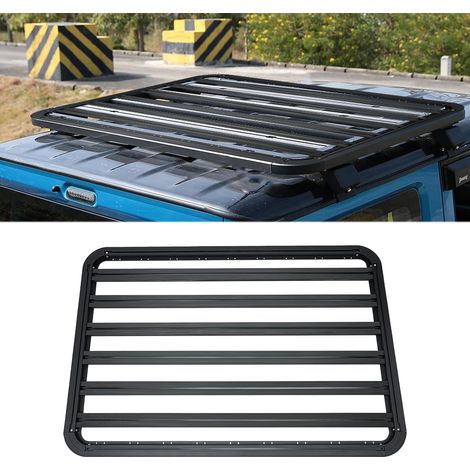 Dachgepäckträger 160  110cm Relingträger Fracht Gepäckablage 150 kg. Kapazität Dachträger aus Metall Universal Gepäckträger Auto Dachkorb Universal Gepäckkorb für Camping, Grillen, Autoreisen (1/5)
