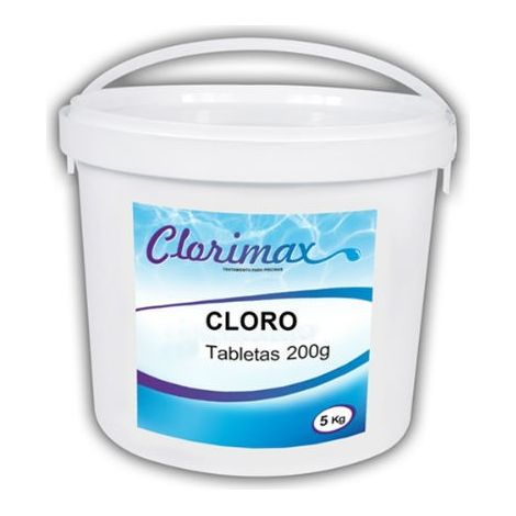 Pastilles de chloration lente 200 g 5 kg - CLORIMAX