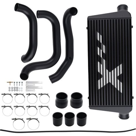 Intercooler Aluminio Kit 600x300x76mm for Nissan Skyline R32 GTST 76mm (1/5)