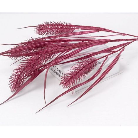 2 fleurs artificielles en roseau de vin rouge-Online Store (1/2)