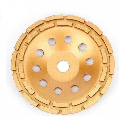 LaBlanc - Diamant-Schleifscheibe Platte Schleifscheiben Ø 230 mm Loch 22,23 mm 6 mm Doppelzahnung