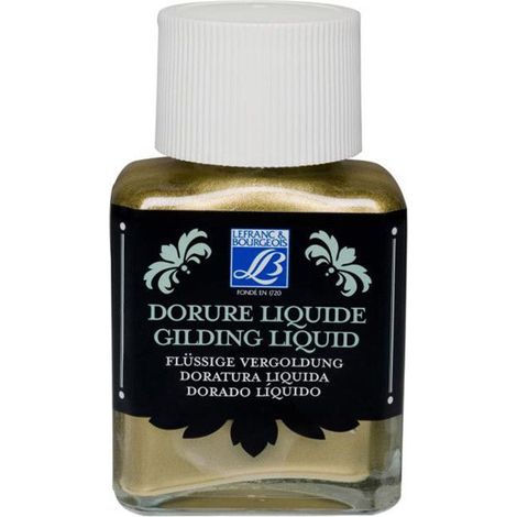 Peinture dorure liquide - Lefranc & Bourgeois - 75 ml - Or Riche - Fourniture de bureau (1/2)