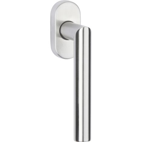HDM Professional Fenstergriff Edelstahl matt, Gehrungs-Form, 7mm