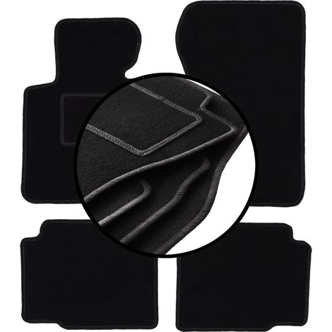 Juego de alfombrillas de terciopelo para: BMW 3 E36 compacto, coupé, sedán, familiar, touring (1991-2000) (1/5)