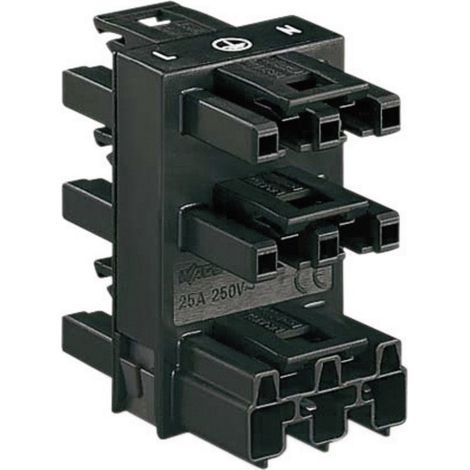 WAGO  Netz-Verteiler Netz-Stecker - Netz-Buchse, Netz-Buchse, Netz-Buchse, Netz-Buchse, Netz-Buchse