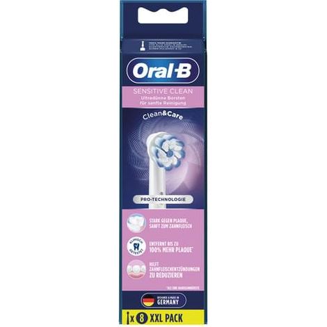 Brosses à dents Oral-B Sensitive Clean, 8 pièces (1/2)