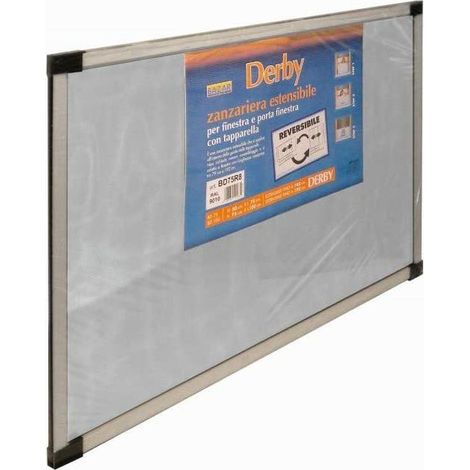 ZANZARIERA DERBY 70X50 CM ARGENTO (1/4)