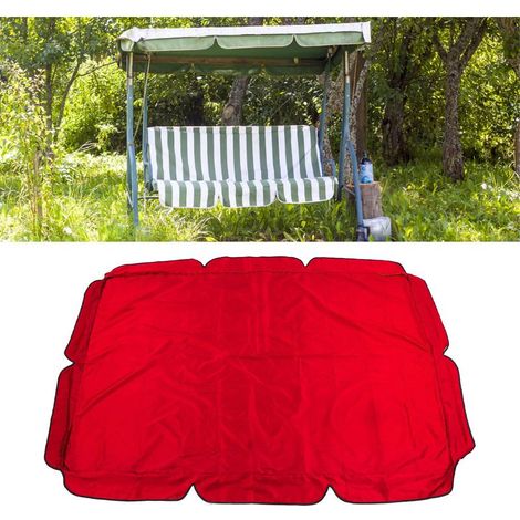 Housse Toile Swing Balancelle Protection [Housse de Swing] + [210D Oxford Argenté] + [164x114x15cm] + Imperméable Anti-UV (1/5)