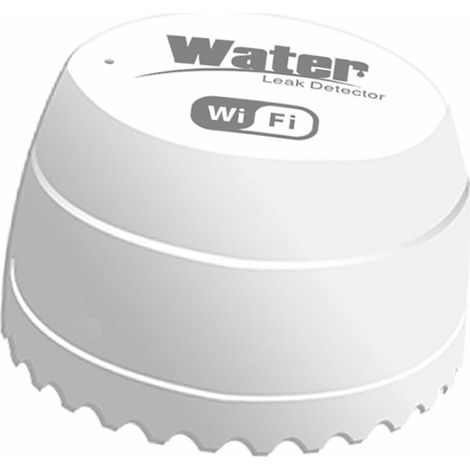 Capteur de fuite d'eau WIFI Detecteur d'intrusion de fuite d'eau Alerte de niveau d'eau Alarme de debordement Tuya Smart Life App Telecommande pour la securite de la maison, SmartLife/T (1/5)