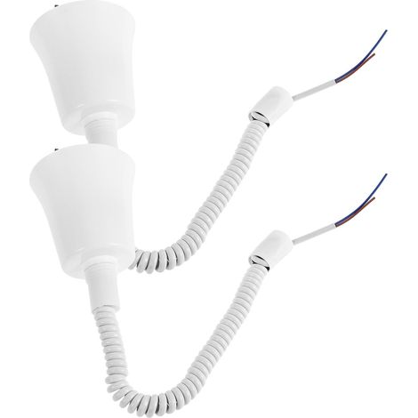 2 Pièces Abat jour à Pince pour Lampes Murales et Suspendues en Tissu Non Décolorant Design Rétro Simple pour Salon ou Chambre (1/5)