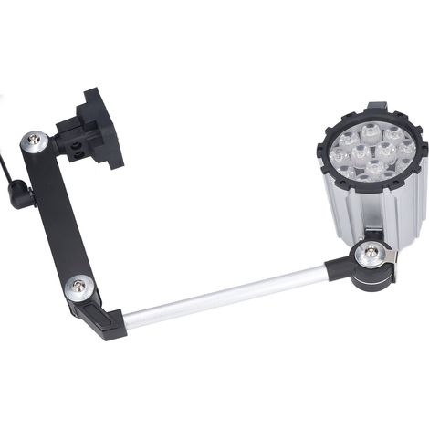 Wasserdichte LED-Arbeitsleuchte für CNC-Werkzeugmaschinen, faltbar, ölbeständig und wasserdicht, 12 W für Werkbankbeleuchtung, 24 V (Steuerung: 12 W–24 V) (1/5)