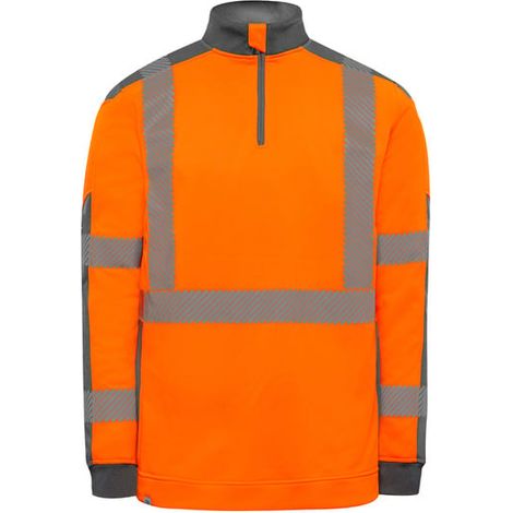 Sweat haute visibilité DARWIN orange/gris (1/2)