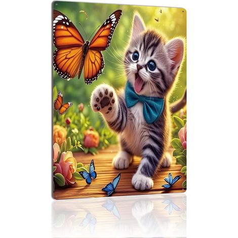 Plaque en Métal Rétro Art Murale pour Bar Lounge de Luxe Maison Café et Bureau, Élégante et Luxueuse, Parfaite pour Vos Espaces les Plus Prestigieux 30x20 cm. (1/5)