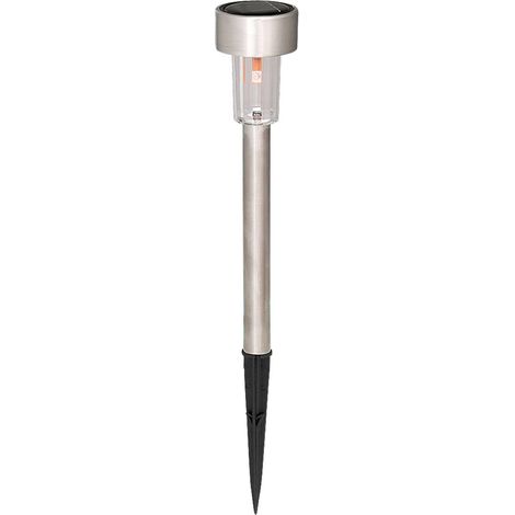 Lampe solaire à piquer LED 0,1W chrome Rabalux Solar 1 (1/3)