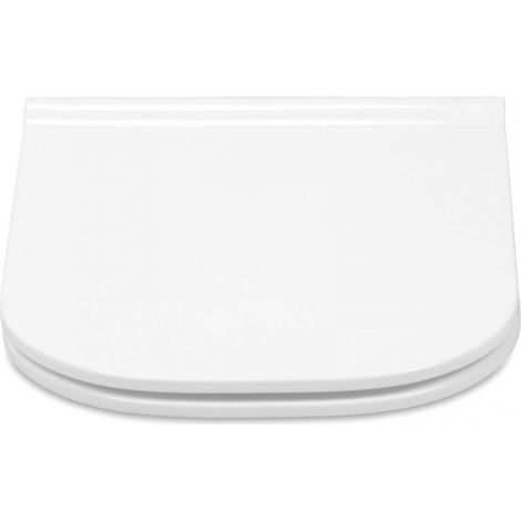 Weißer Toilettensitzbezug 460 x 360 mm, progressives Schließen, G-Compact Tatay (1/4)