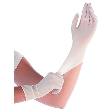 SYNTHÉTIQUE DISTRIBUTEUR DE GANTS ELASTIC, NON POUDRÉS, 24 CM, BLANC, 10 X 100 PIÈCES FRANZ MENSCH 26851