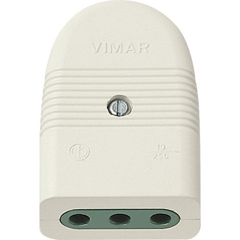 VIMAR - 01023.B 2P+T 10A P11 Axialsteckverbinder weiß